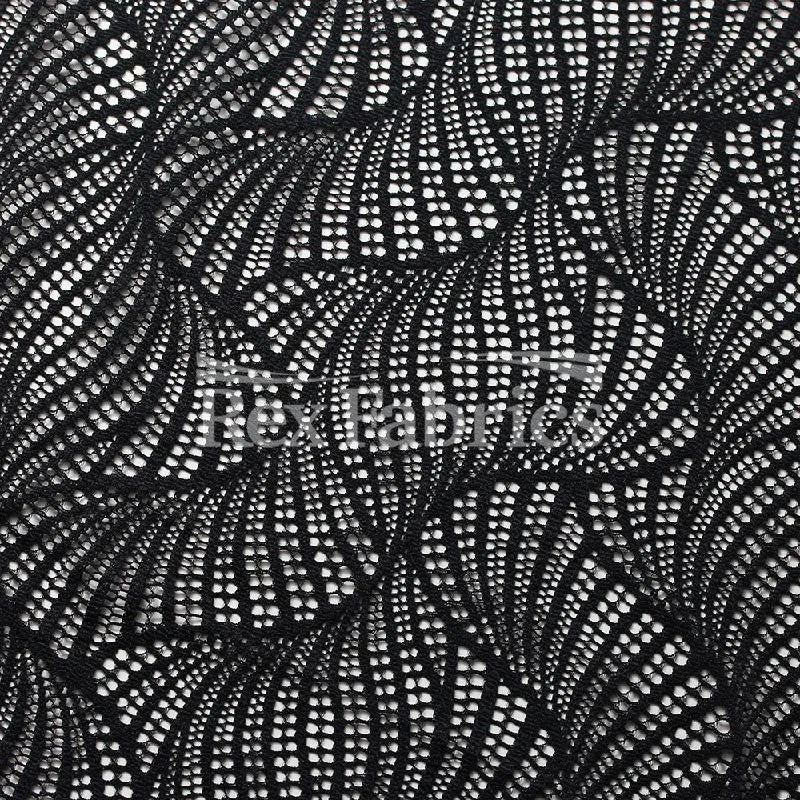 Twister Lace - 4-Way Stretch Nylon Spandex Lace in 6 Colorways