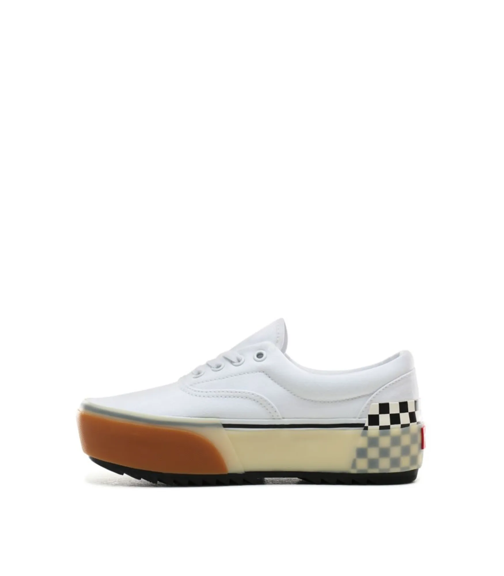Ua Era Stacked - White/Checkerboard
