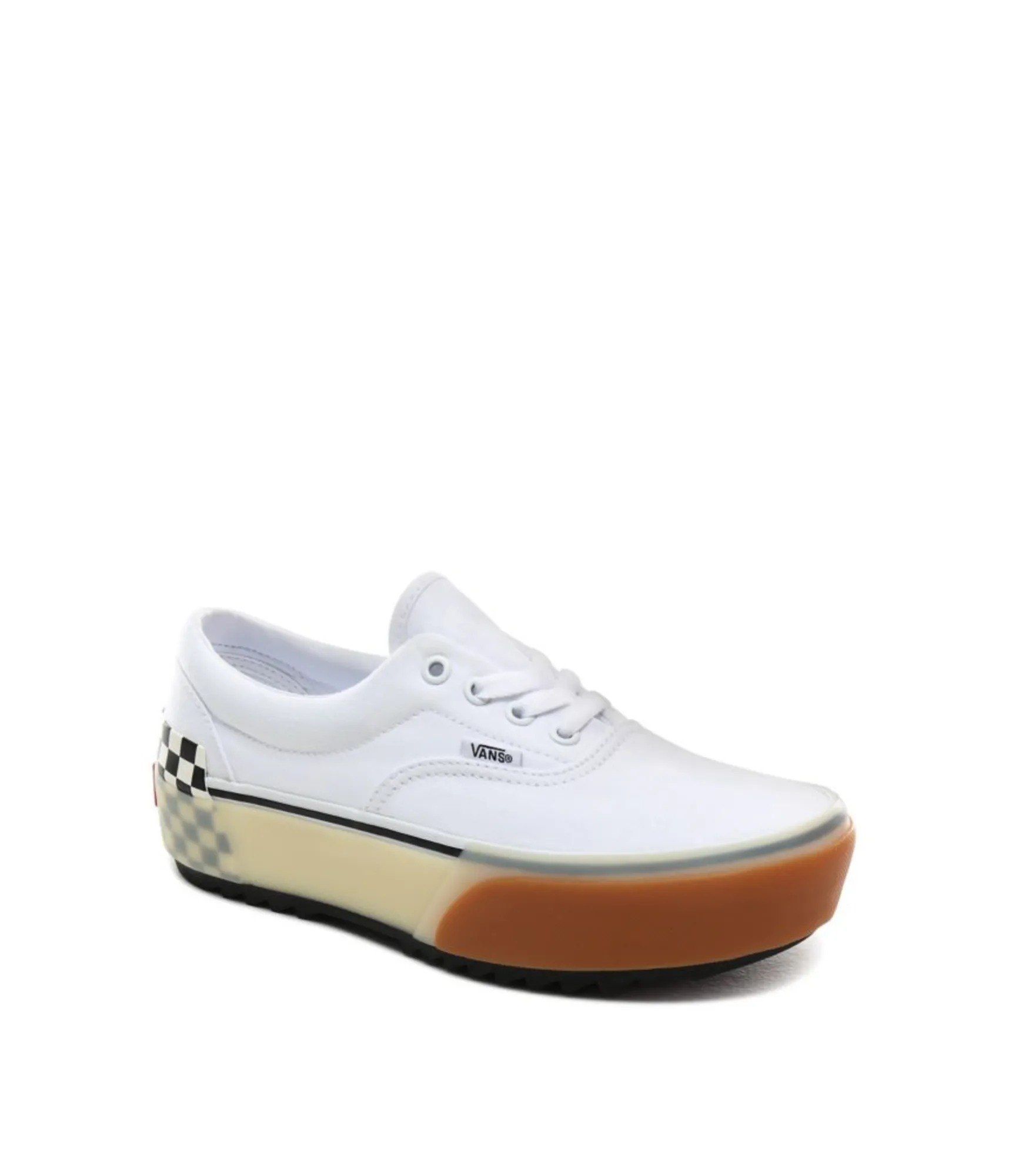 Ua Era Stacked - White/Checkerboard