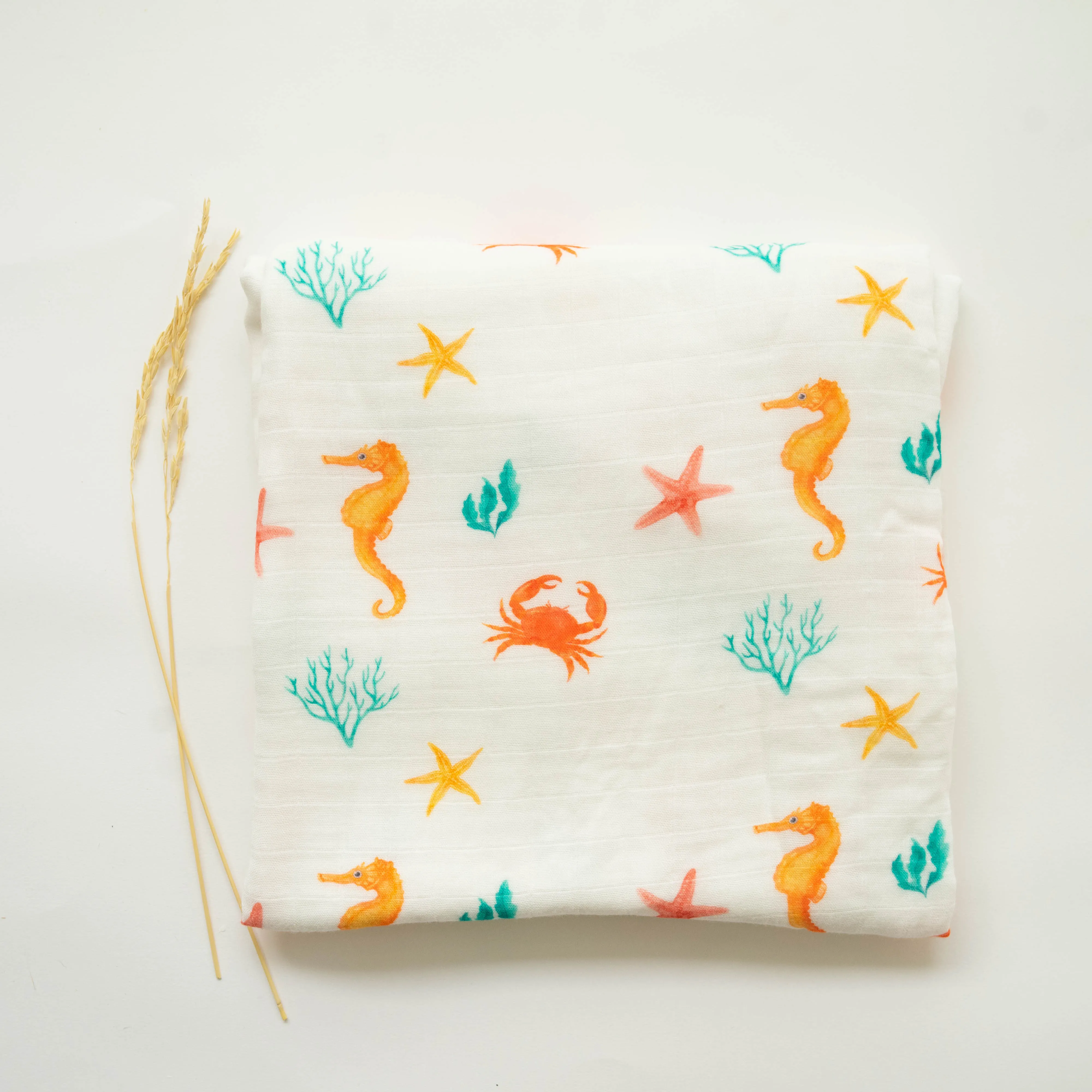 Under The Sea Muslin Blanket