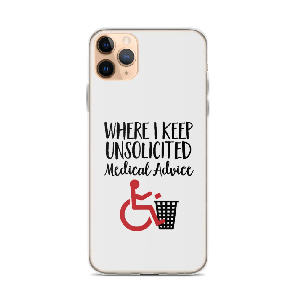Unsolicited Medical Advice iPhone Case