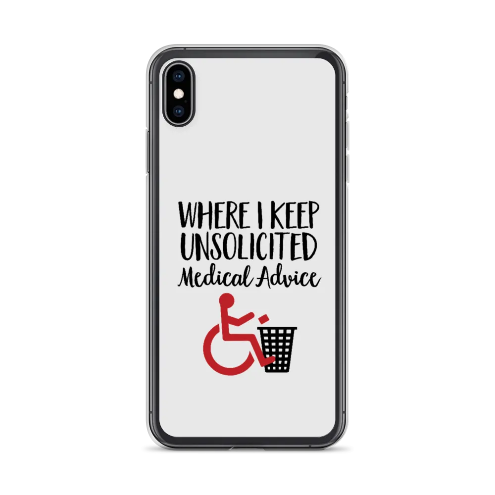 Unsolicited Medical Advice iPhone Case
