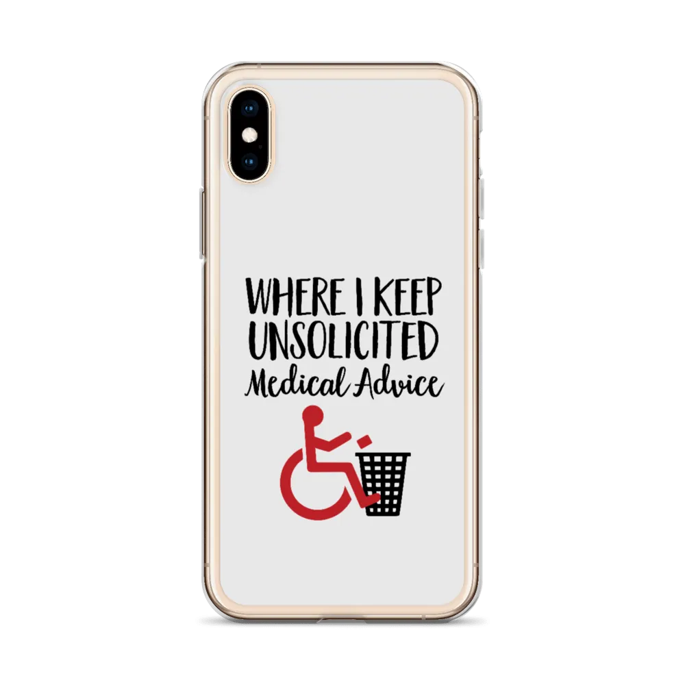 Unsolicited Medical Advice iPhone Case
