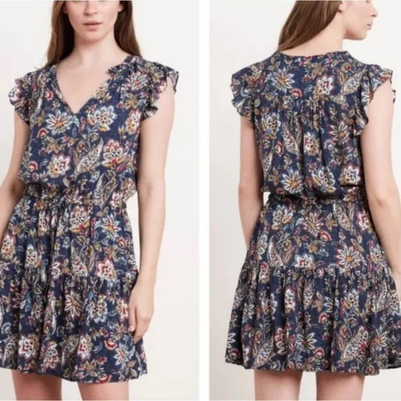 VELVET Paloma Tie Waist Mini Dress Graham &amp; Spencer Flouse feminine lightweight