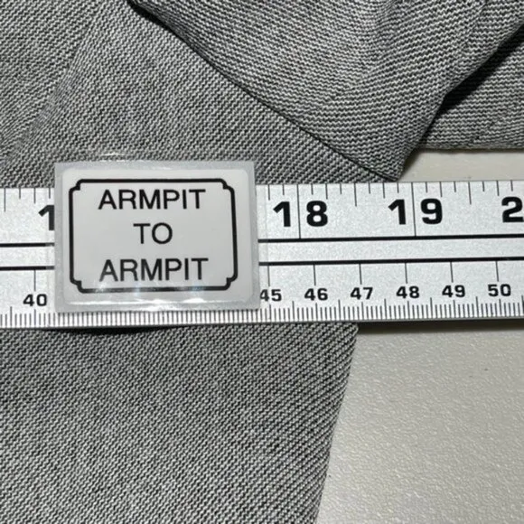 Vintage Anne Klein Womens Gray Pleated Skirt Suit Size 8P Office Ware