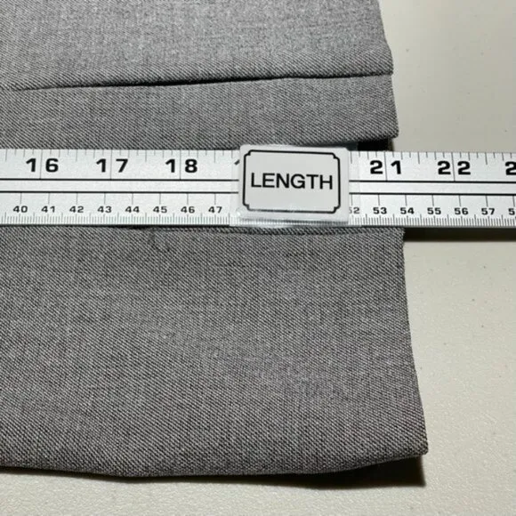 Vintage Anne Klein Womens Gray Pleated Skirt Suit Size 8P Office Ware
