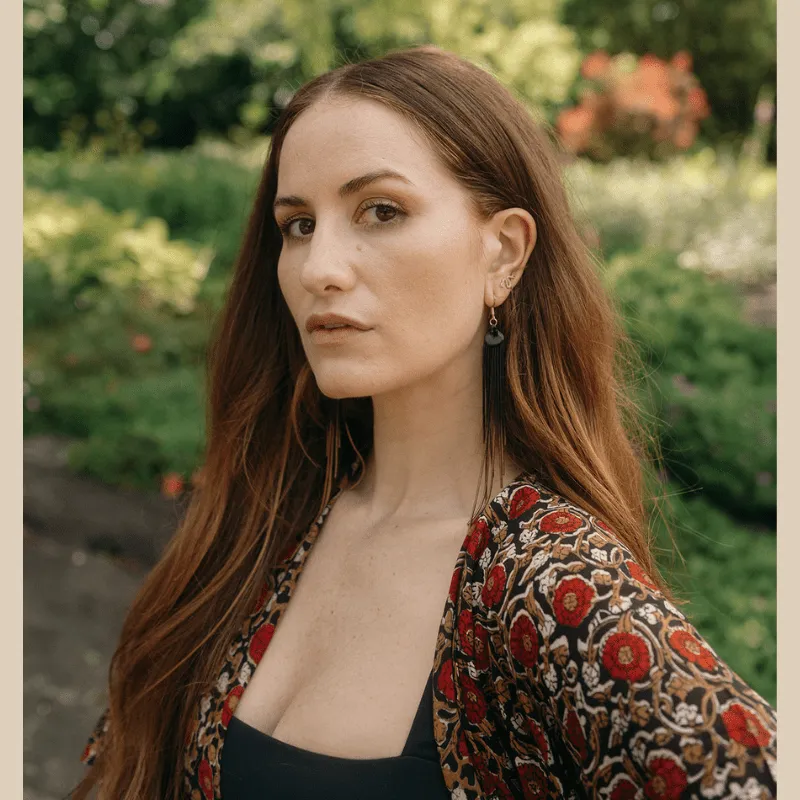 Vintage - Brown Ombre Statement Earrings