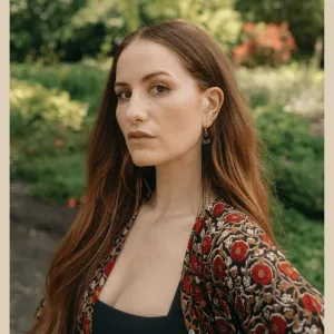 Vintage - Brown Ombre Statement Earrings