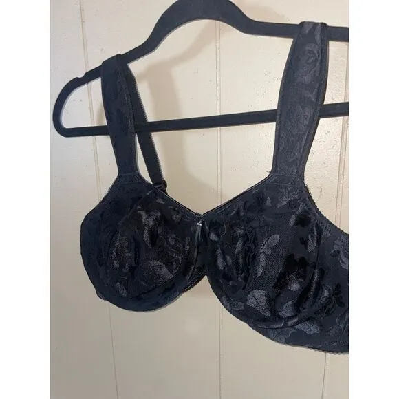 Wacoal Awareness Underwire Bra Black Lace Bra Size | 44DD