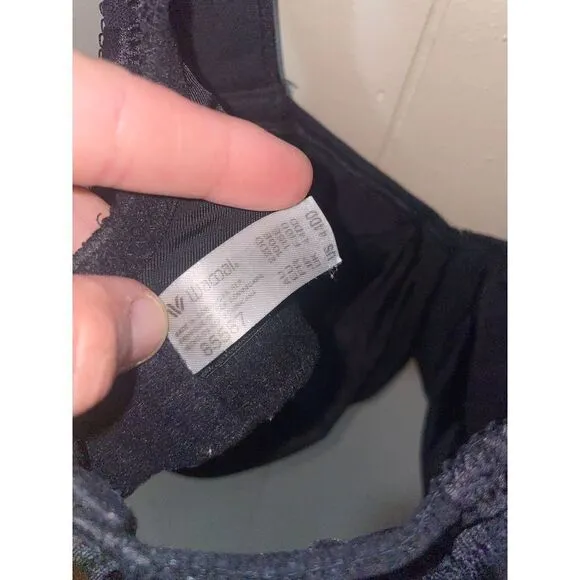 Wacoal Awareness Underwire Bra Black Lace Bra Size | 44DD