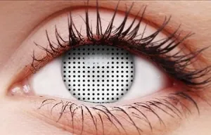 White Screen Halloween Multi Use Coloured Contact Lenses