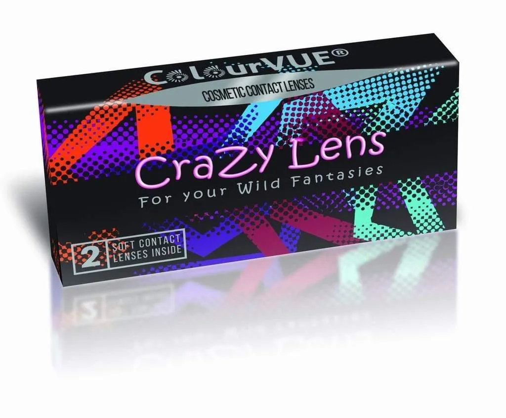 White Screen Halloween Multi Use Coloured Contact Lenses