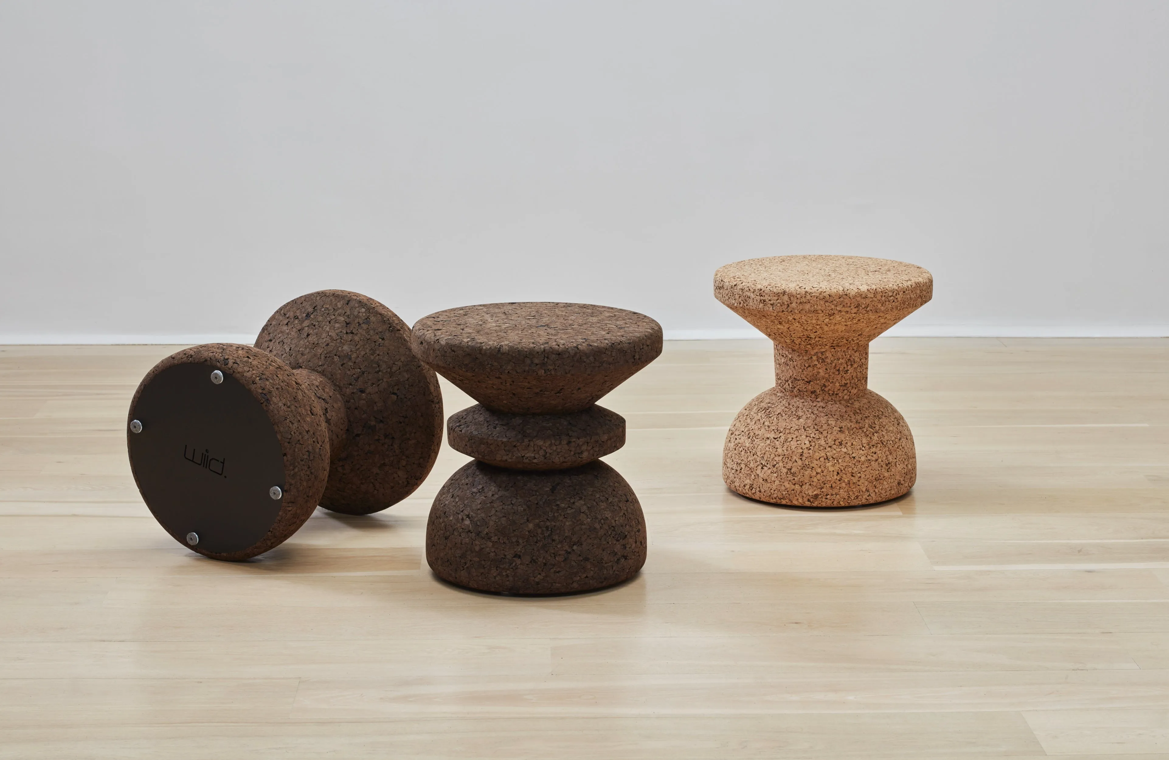 Wiid Stacked African Cork Stool