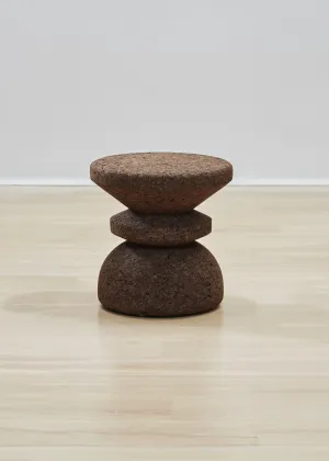 Wiid Stacked African Cork Stool