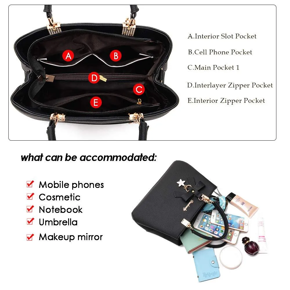 Women's Handbags, New Top Handle Shoulder & Messenger Tote Bag (VogeStyle)