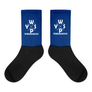 WYSP - What's Your Soul Purpose? - Ozark - Blue & Black Foot Sublimated Socks