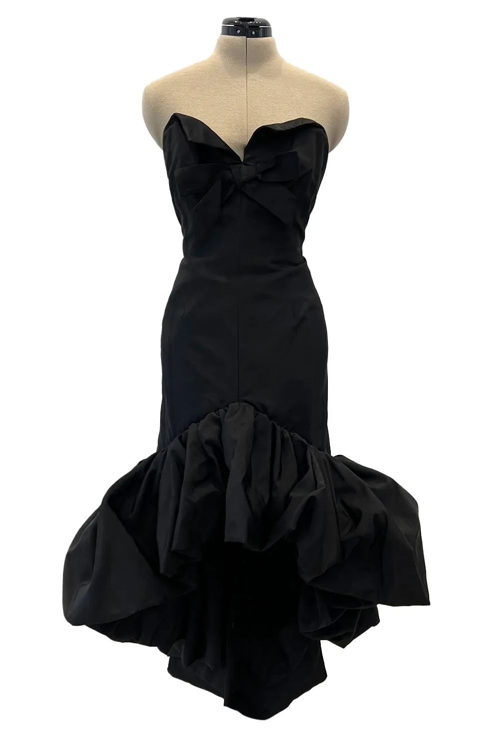 Yves Saint Laurent Fall 1987 Haute Couture Strapless Dress