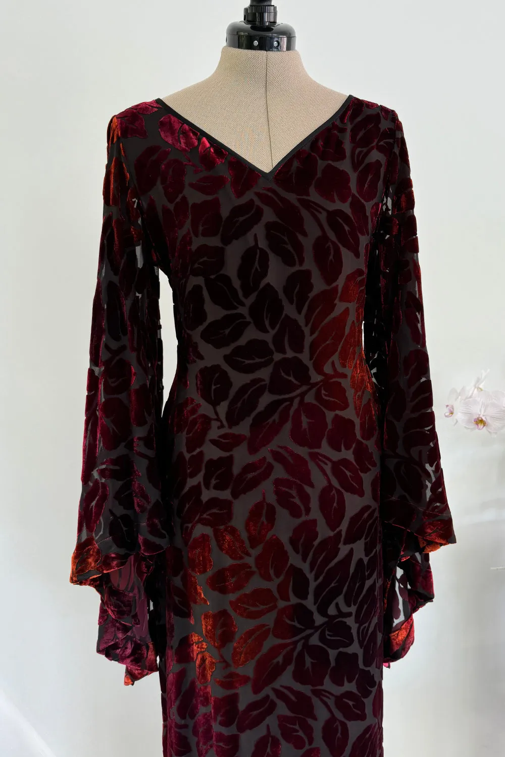 Yves Saint Laurent Fall 1998 Silk Devore