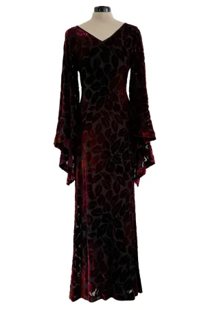 Yves Saint Laurent Fall 1998 Silk Devore
