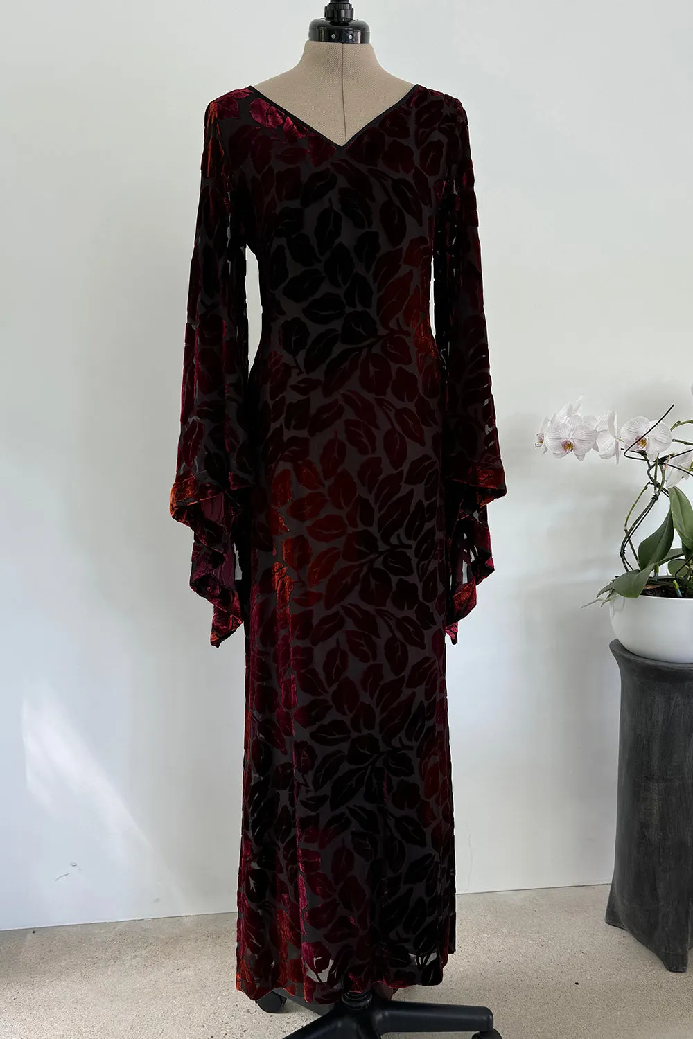 Yves Saint Laurent Fall 1998 Silk Devore