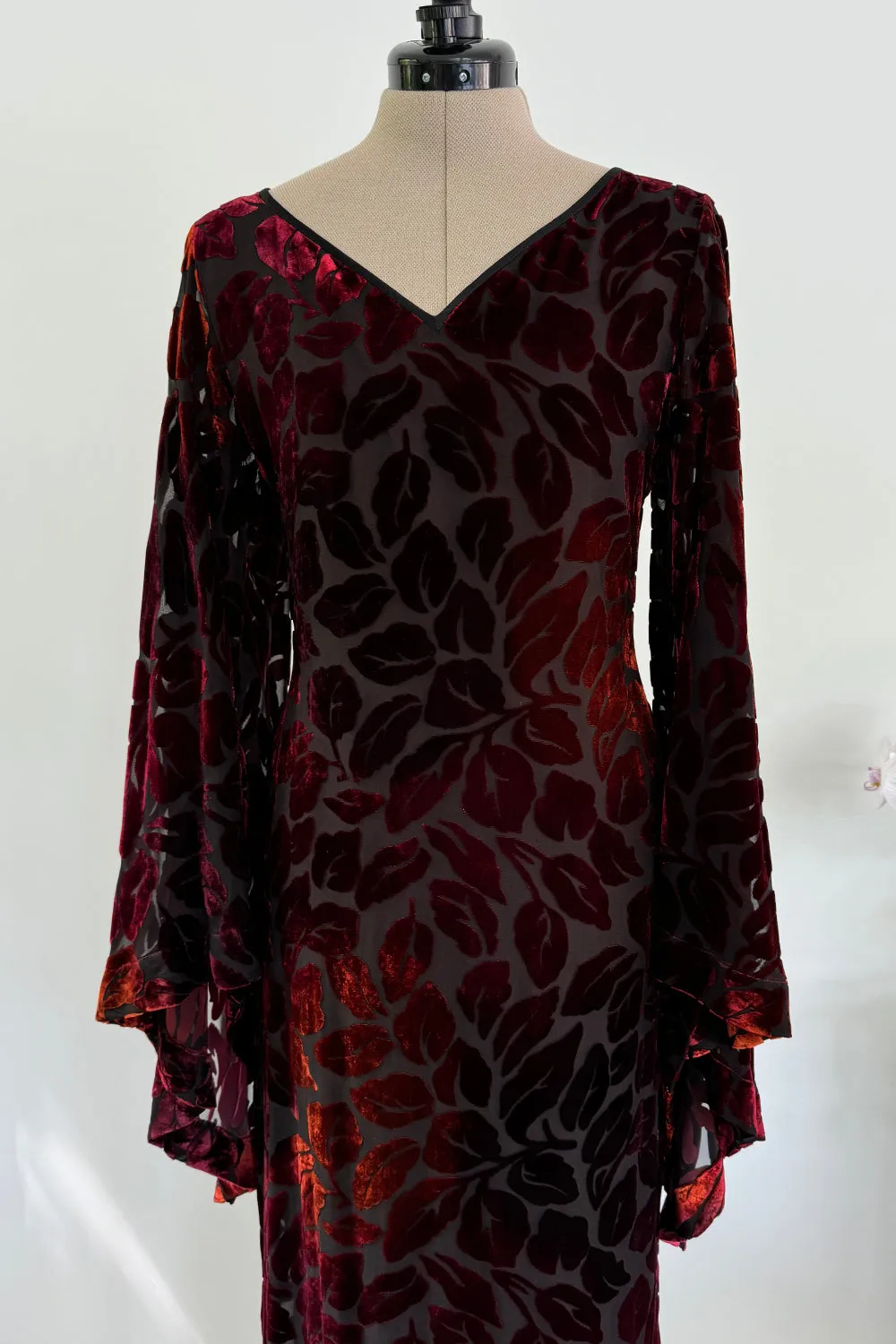 Yves Saint Laurent Fall 1998 Silk Devore