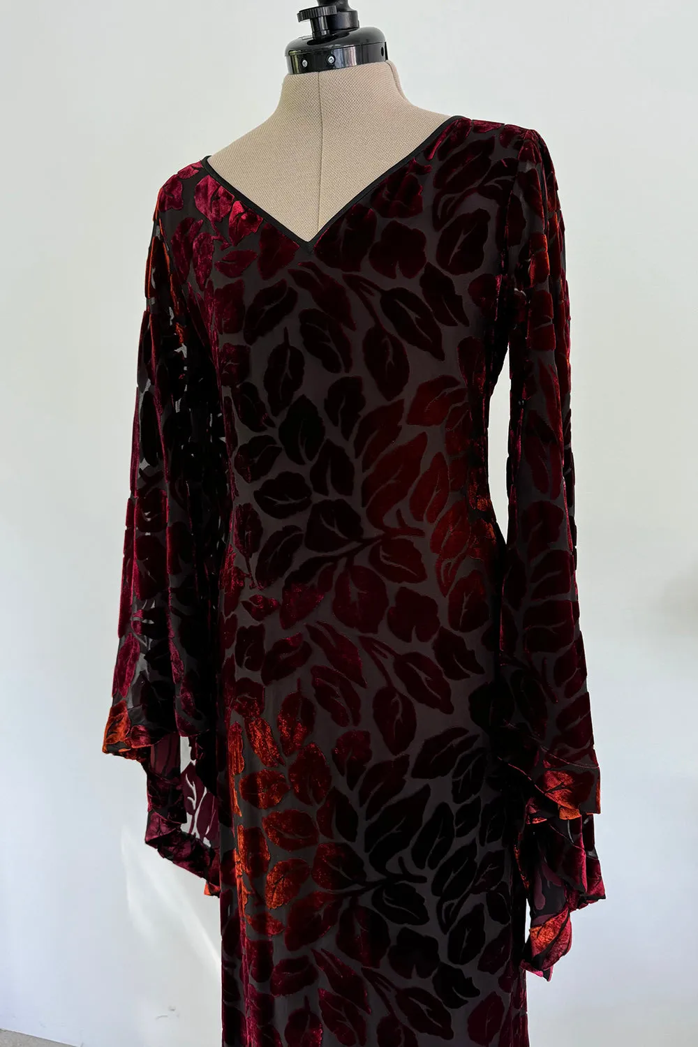 Yves Saint Laurent Fall 1998 Silk Devore