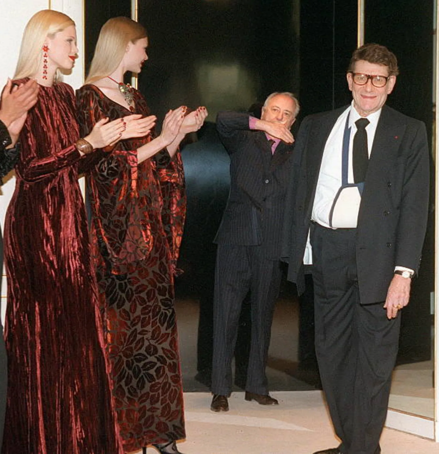 Yves Saint Laurent Fall 1998 Silk Devore