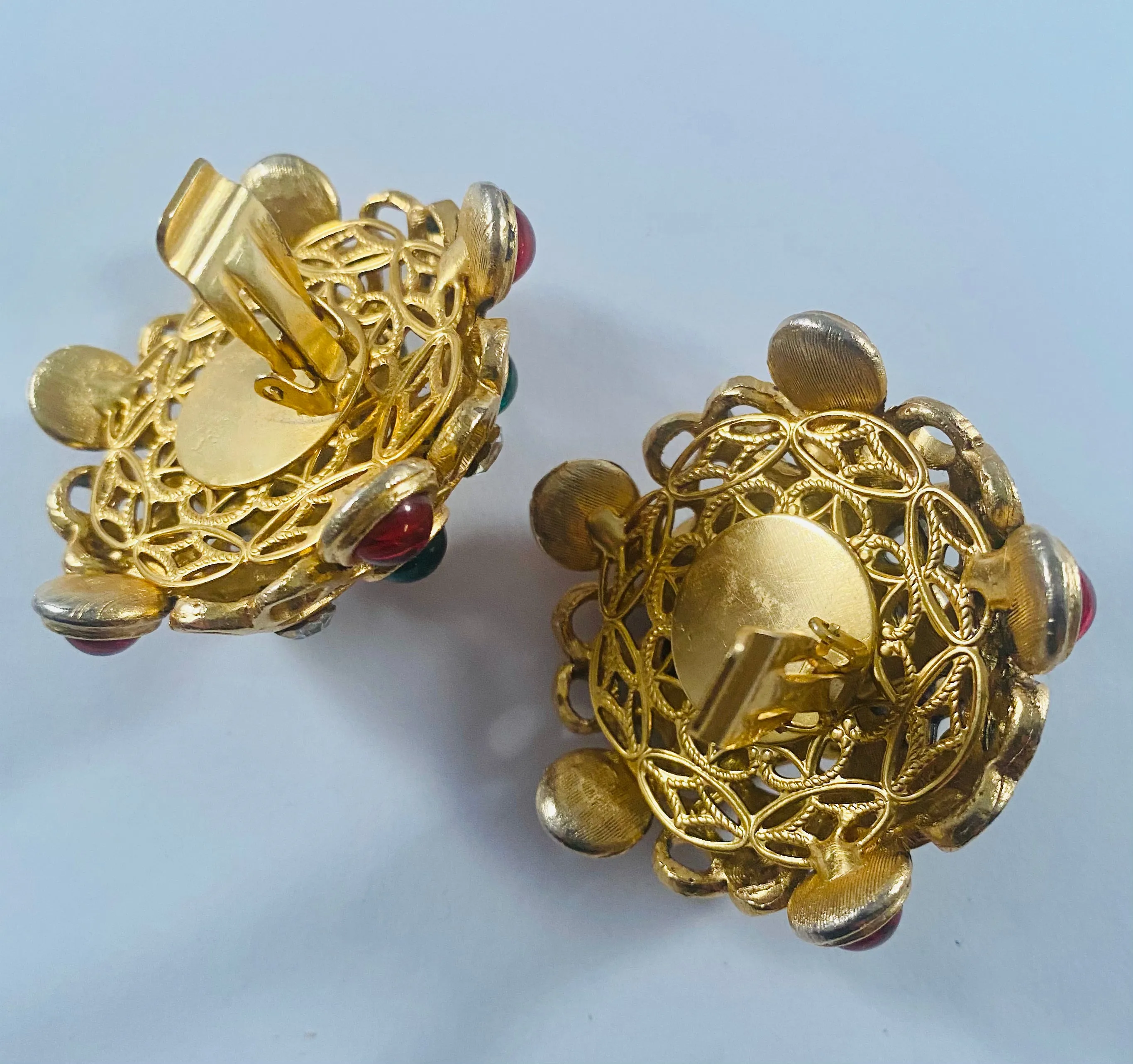 Yves Saint Laurent runway earrings