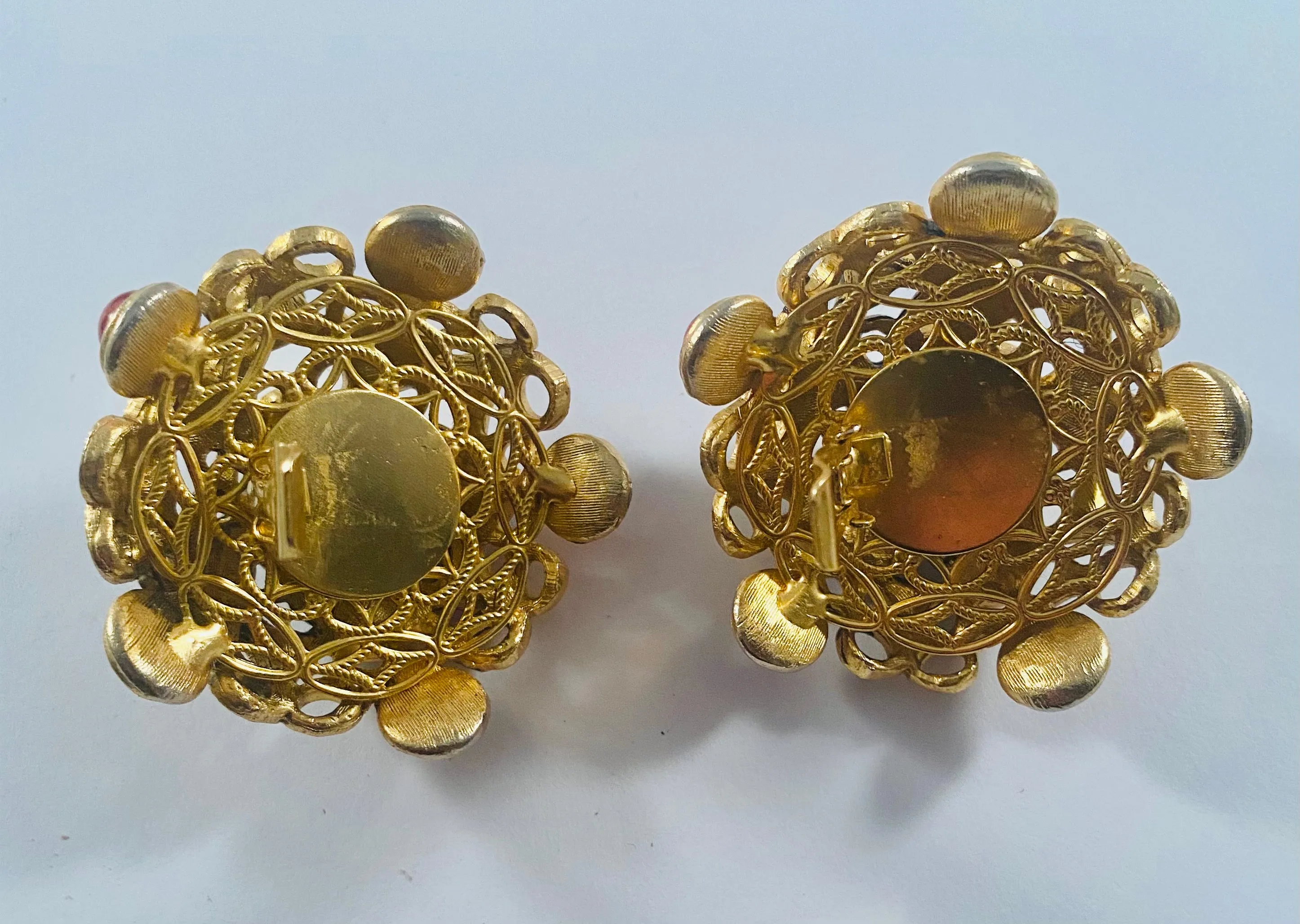 Yves Saint Laurent runway earrings