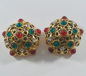 Yves Saint Laurent runway earrings